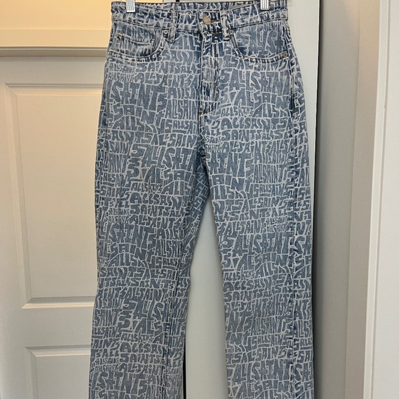 ALL SAINTS high waist straight leg jeans - Picture 3 of 12